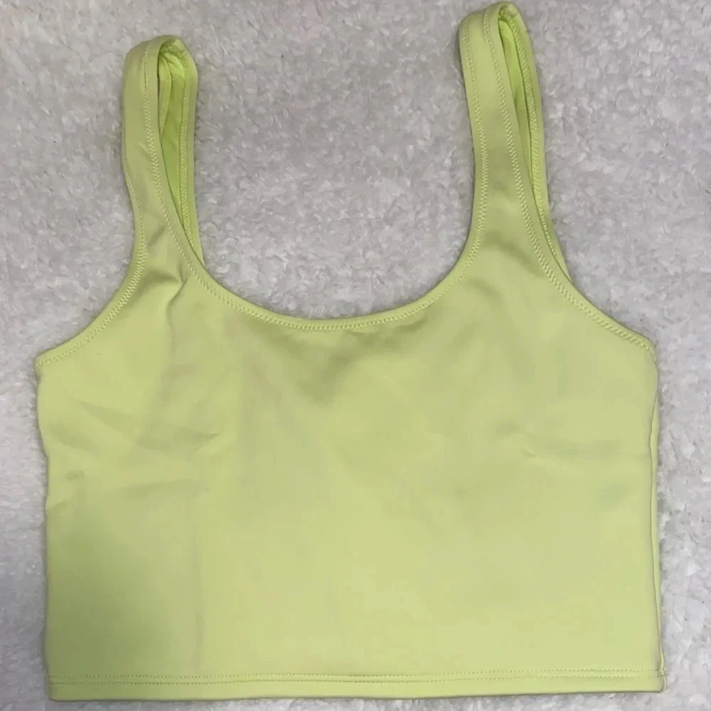 Good American Swim Top Key Lime XS NWT - Picture 2 of 3